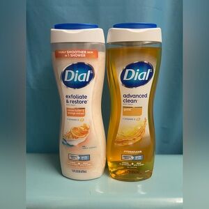 Dial Body Wash 16 fl oz (2 Pack ~ Cocoa Butter & Orange Extract and Gold)